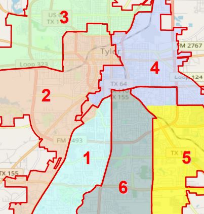 snip of districts
