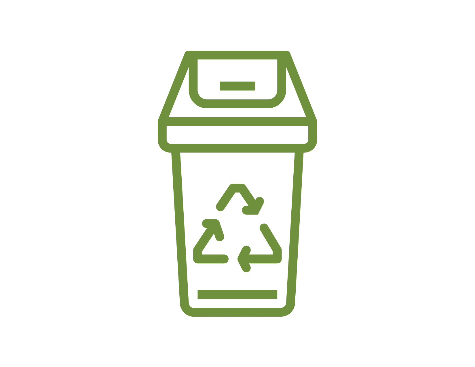 Recycling button