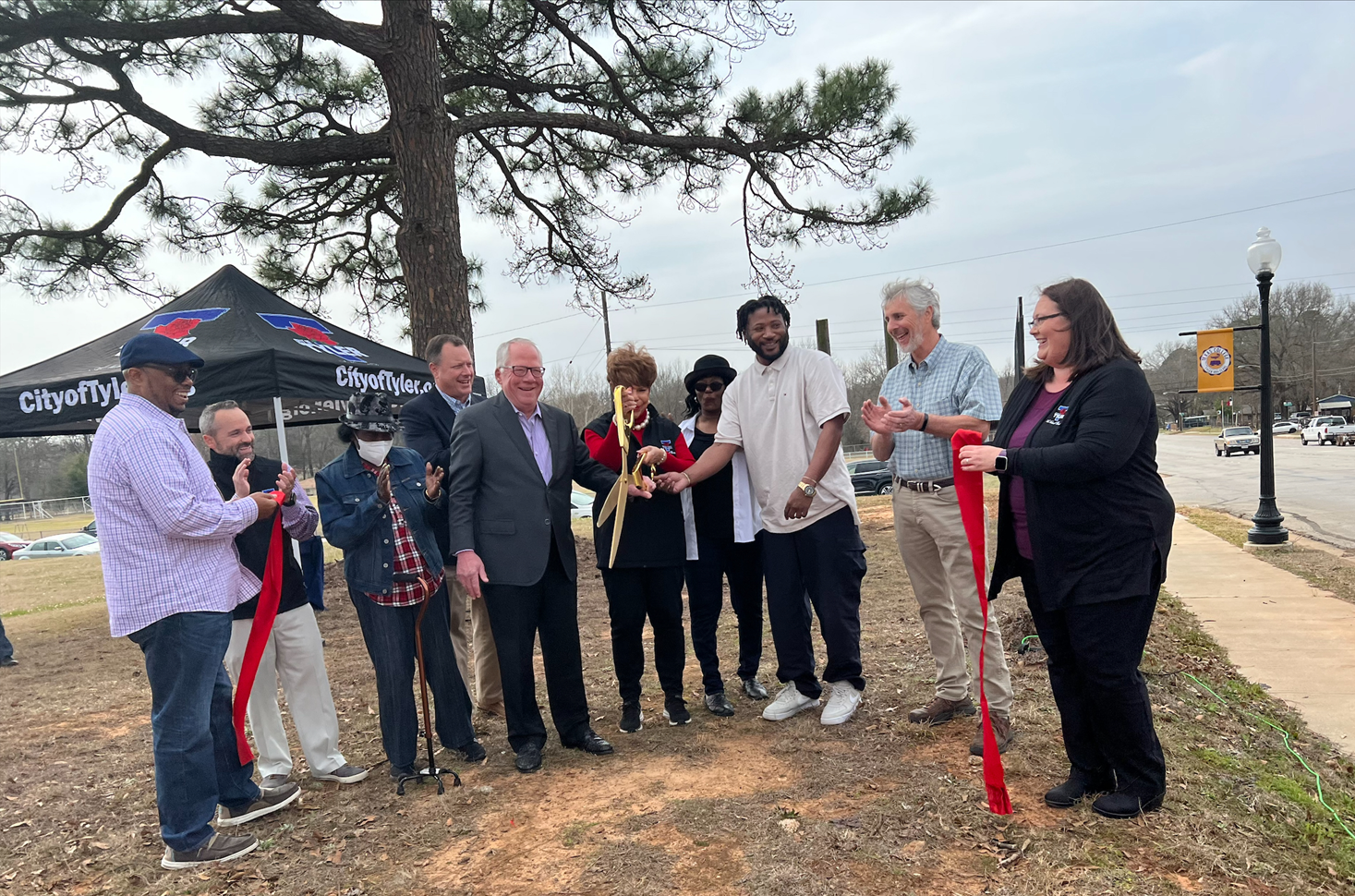 MLK ribbon cutting