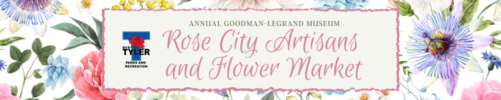 Rose City Artisan & Flower Market Website Header 2024