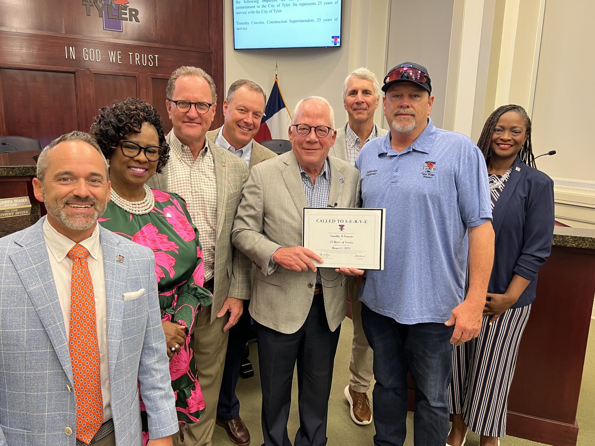 Timothy Cravens Service Award