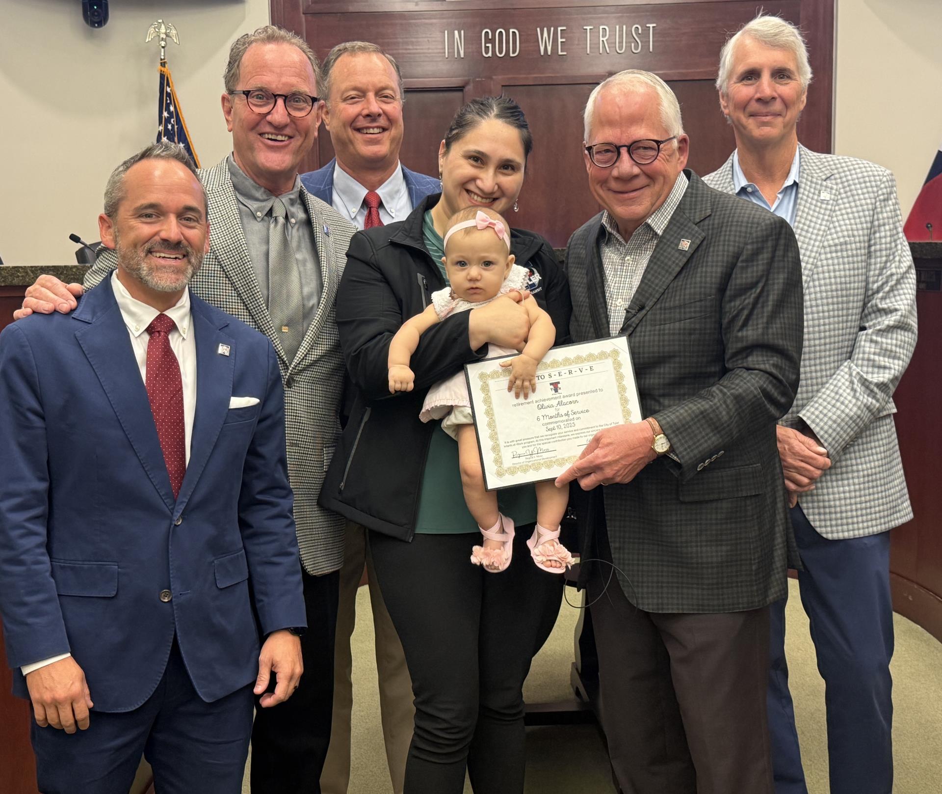 Olivia Alarcon retiree award