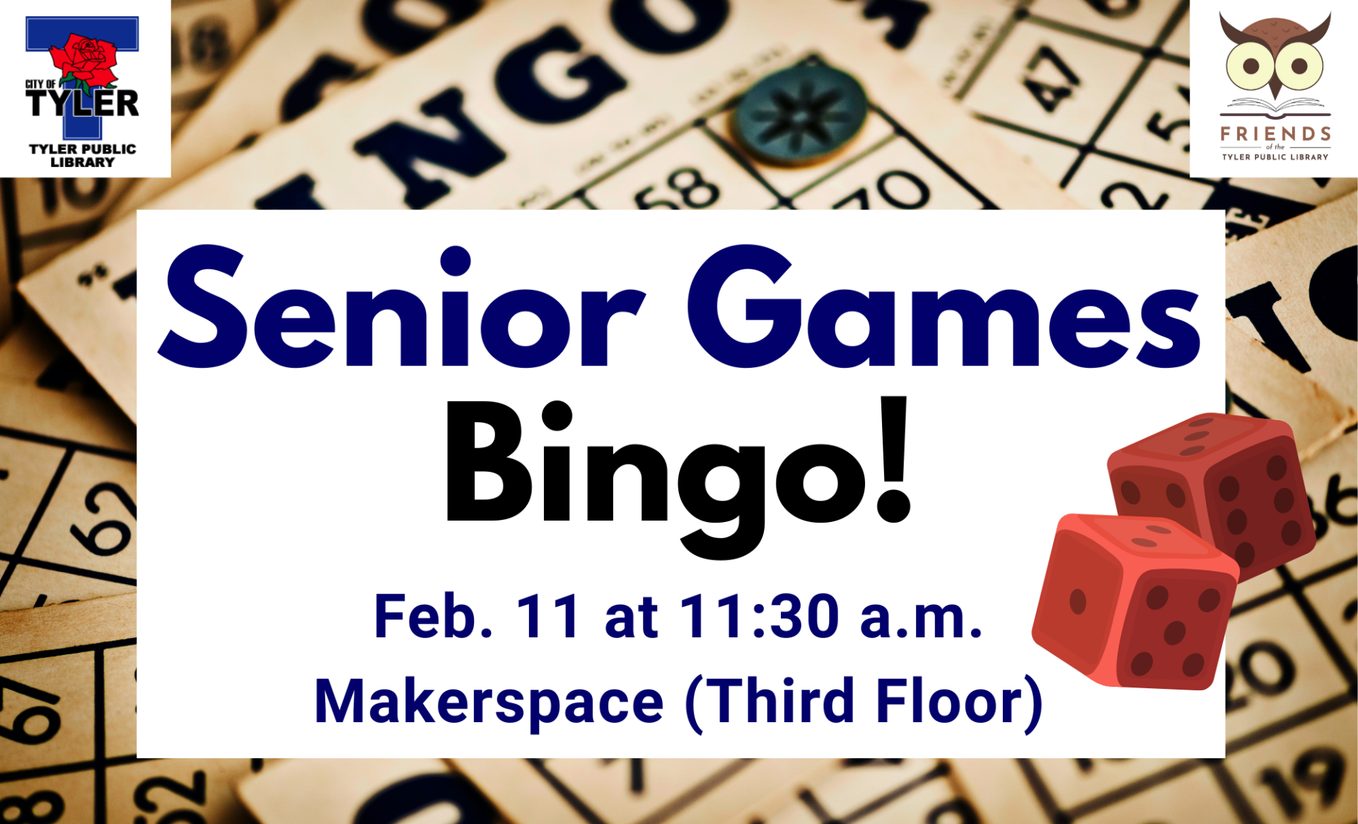 February Adult Programs Senior Events-2nd Wed Games