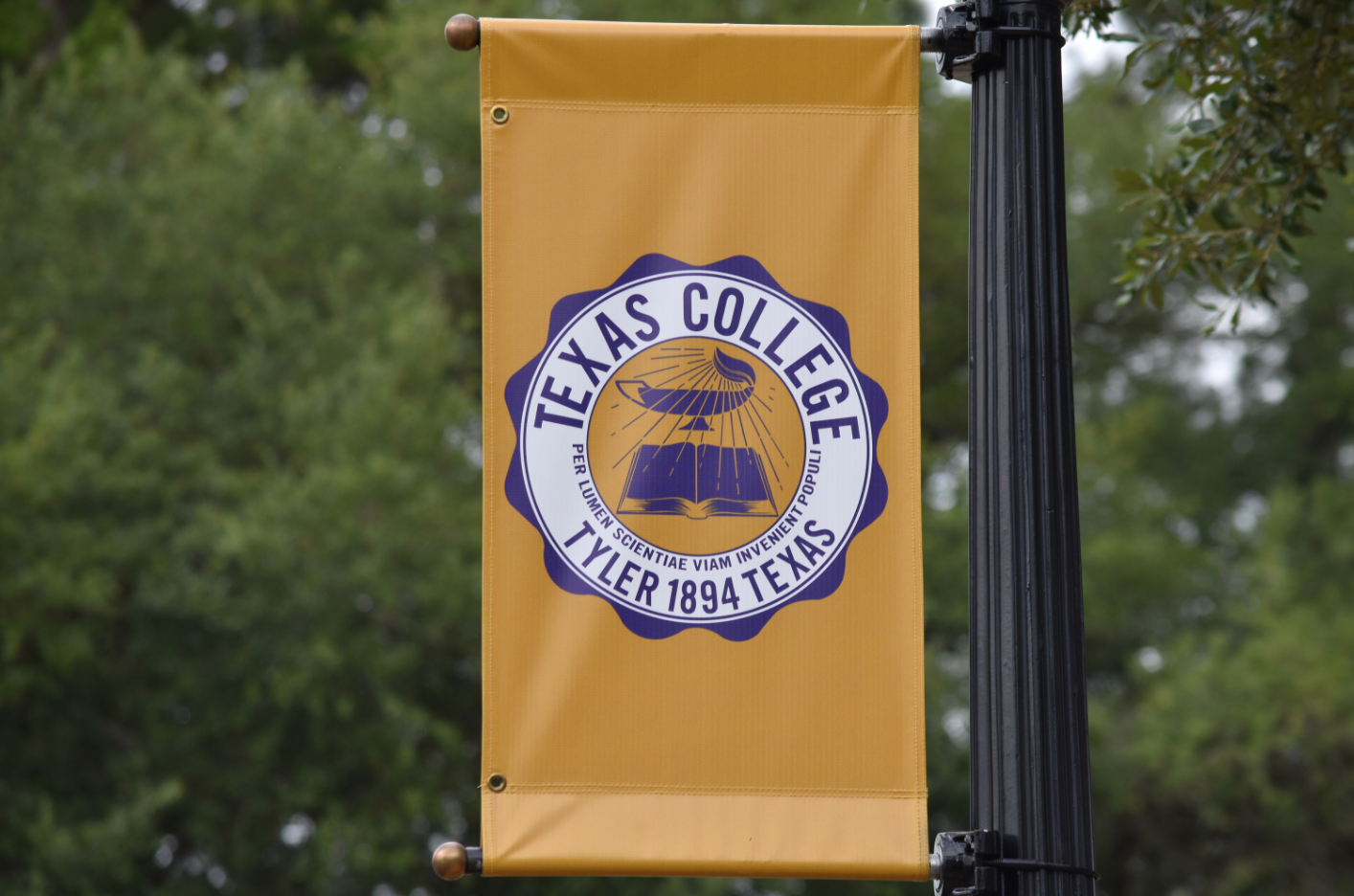 Texas College Street Banner