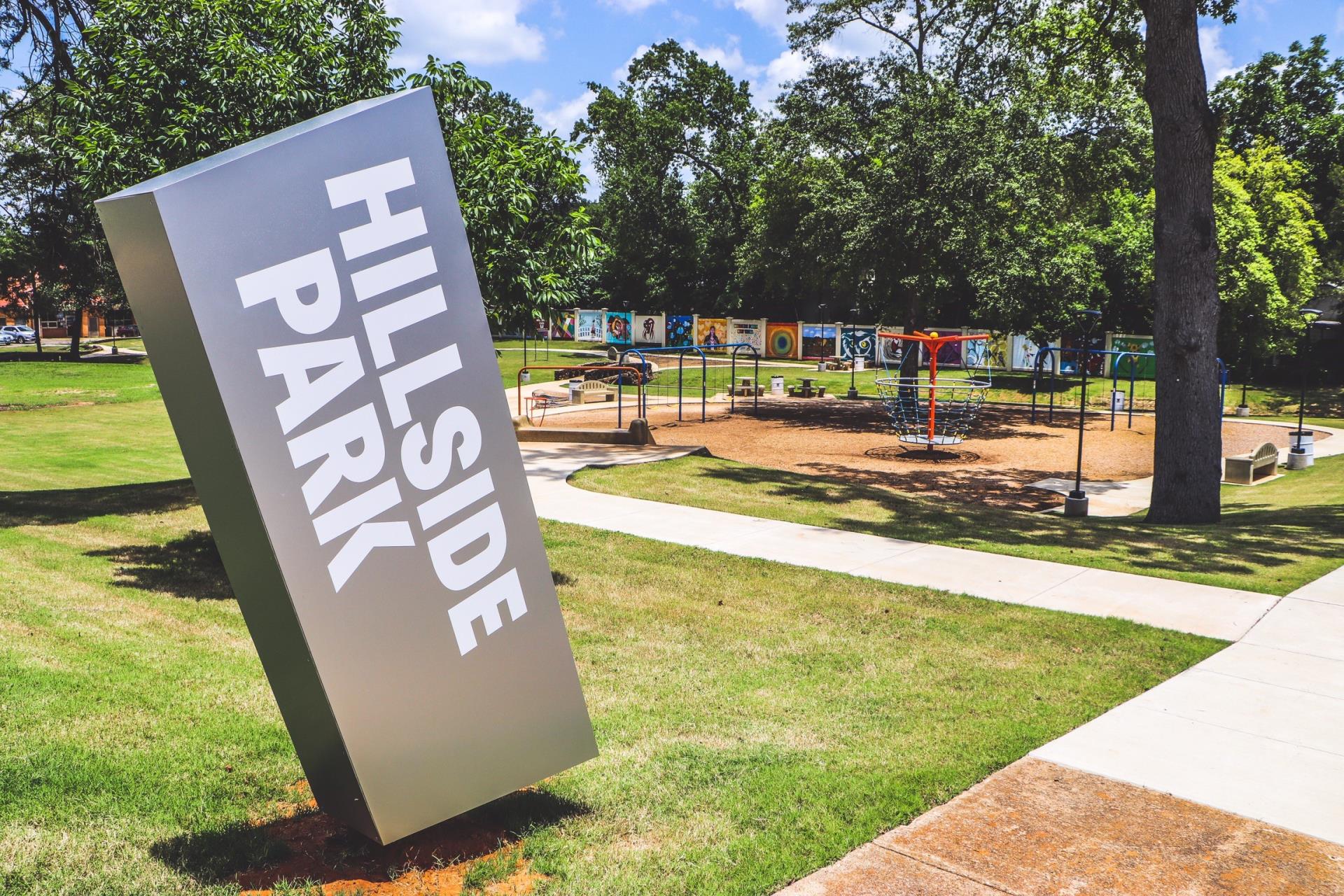 Hillside Park Sign